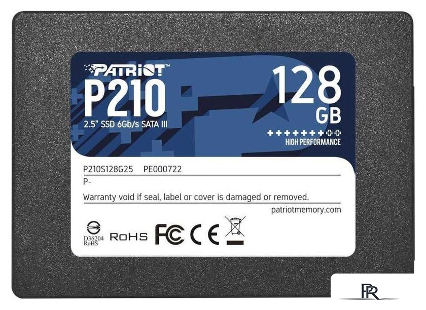 SSD Patriot P210 128GB P210S128G25 - Изображение №1 — Интернет-магазин ПроЗаказ
