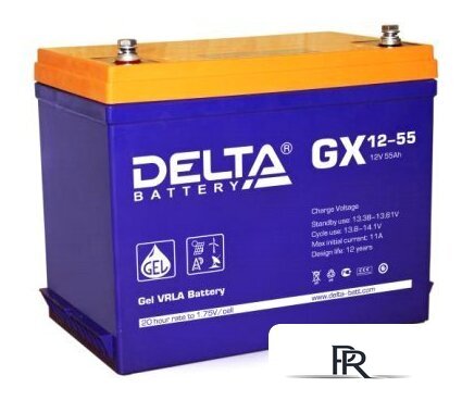 Аккумулятор для ИБП Delta GX 12-55 (12В/55 А·ч) - Изображение №1 — Интернет-магазин ПроЗаказ