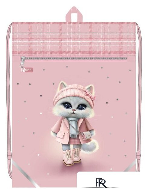 Мешок для обуви Феникс+ Кошечка в пальто 69171 - Изображение №1 — Интернет-магазин ПроЗаказ