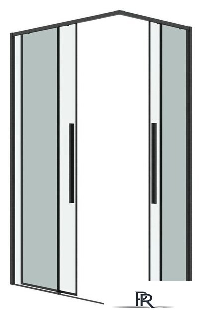 Душевой уголок Grossman Galaxy 90x80x195 300.K33.01.9080.42.00 (графит сатин/прозрачное стекло) - Изображение №2 — Интернет-магазин ПроЗаказ