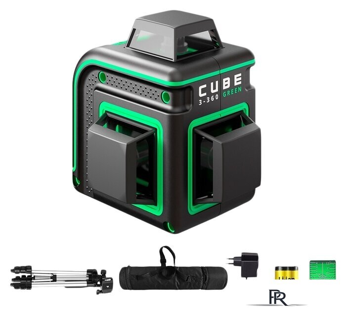 Лазерный нивелир ADA Instruments Cube 3-360 Green Professional Edition А00573 - Изображение №1 — Интернет-магазин ПроЗаказ
