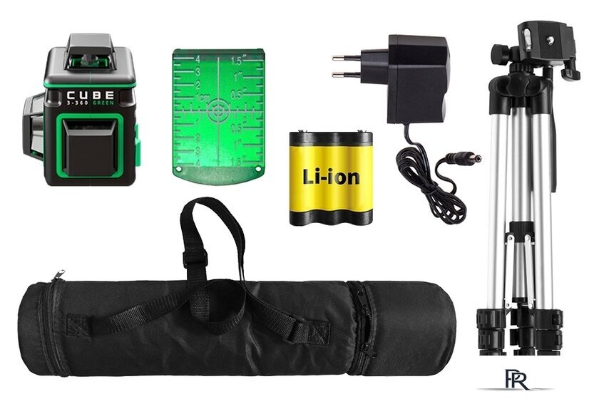 Лазерный нивелир ADA Instruments Cube 3-360 Green Professional Edition А00573 - Изображение №12 — Интернет-магазин ПроЗаказ