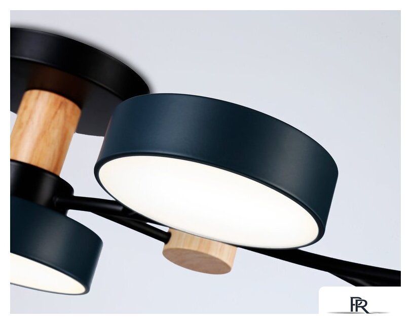 Припотолочная люстра Ambrella light FL4835/5 BK - Изображение №5 — Интернет-магазин ПроЗаказ