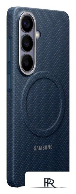 Чехол для телефона Samsung Carbon Magnet Case для Samsung Galaxy S26 (темно-синий) - Изображение №4 — Интернет-магазин ПроЗаказ