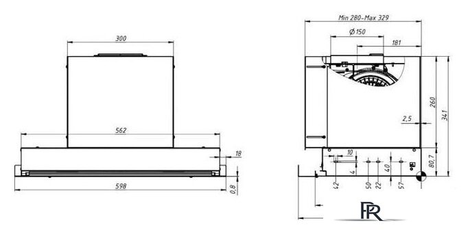 Кухонная вытяжка Elikor Sense 60П-1000 241266 (хром) - Изображение №2 — Интернет-магазин ПроЗаказ