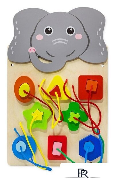 Бизиборд Alatoys Настенная бизидоска Слоник ББ608 - Изображение №1 — Интернет-магазин ПроЗаказ