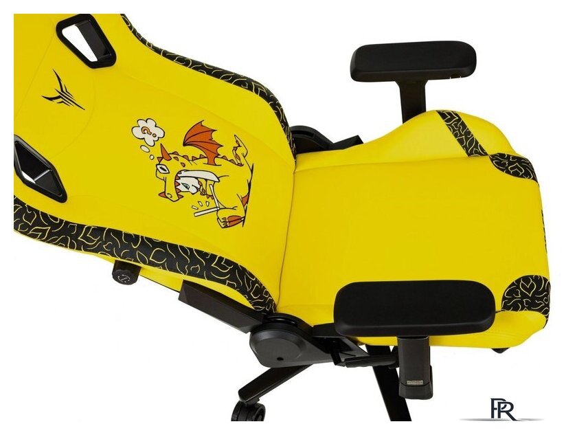 Игровое (геймерское) кресло Knight Craft Dragon (желтый экокожа) - Изображение №12 — Интернет-магазин ПроЗаказ