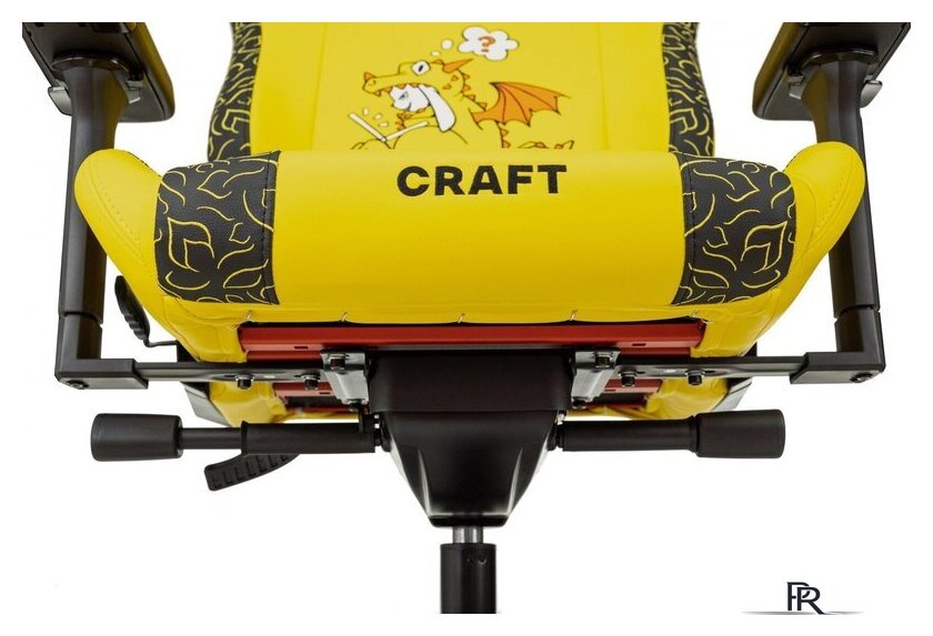 Игровое (геймерское) кресло Knight Craft Dragon (желтый экокожа) - Изображение №20 — Интернет-магазин ПроЗаказ