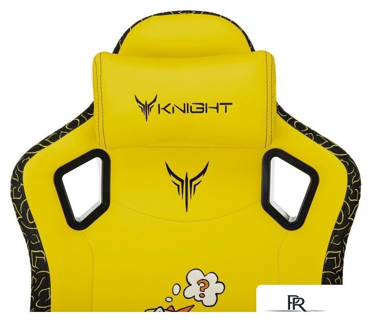 Игровое (геймерское) кресло Knight Craft Dragon (желтый экокожа) - Изображение №13 — Интернет-магазин ПроЗаказ