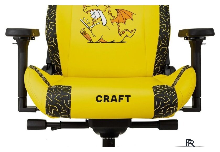 Игровое (геймерское) кресло Knight Craft Dragon (желтый экокожа) - Изображение №18 — Интернет-магазин ПроЗаказ
