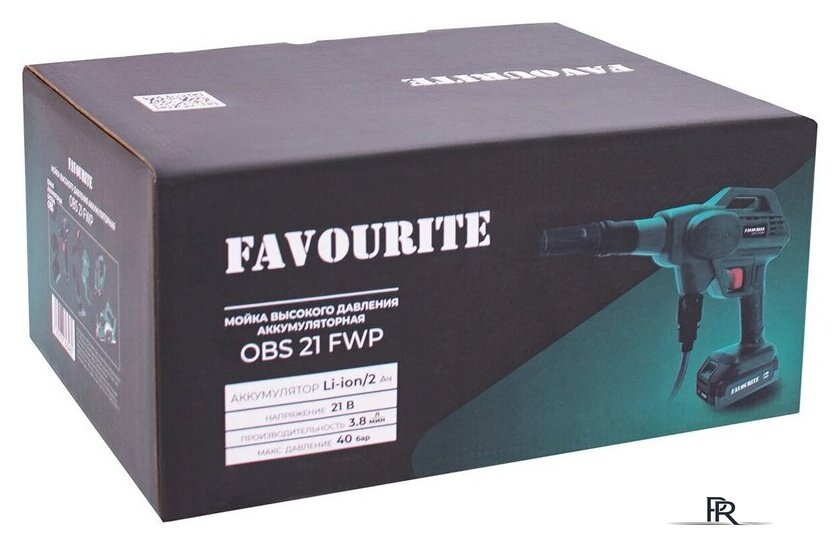 Мойка высокого давления Favourite OBS 21 FWP (с 1-им АКБ) - Изображение №3 — Интернет-магазин ПроЗаказ