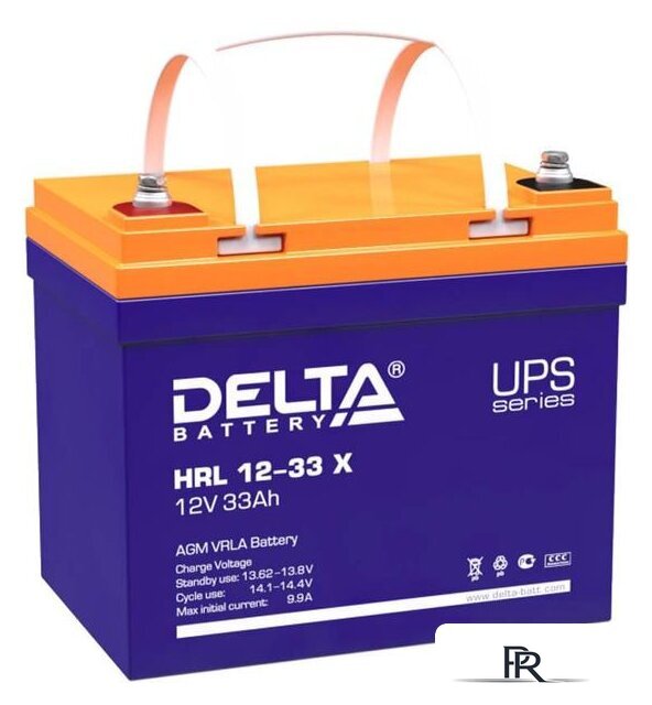 Аккумулятор для ИБП Delta HRL 12-33 X (12В/33 А·ч) - Изображение №1 — Интернет-магазин ПроЗаказ