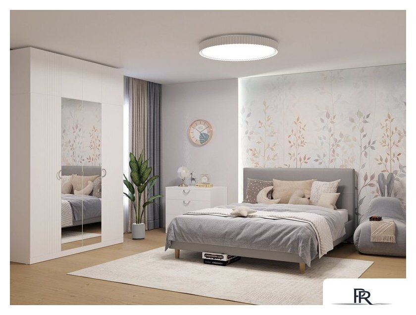 Шкаф распашной Аквилон Санти №24.1 (белое сияние) - Изображение №9 — Интернет-магазин ПроЗаказ