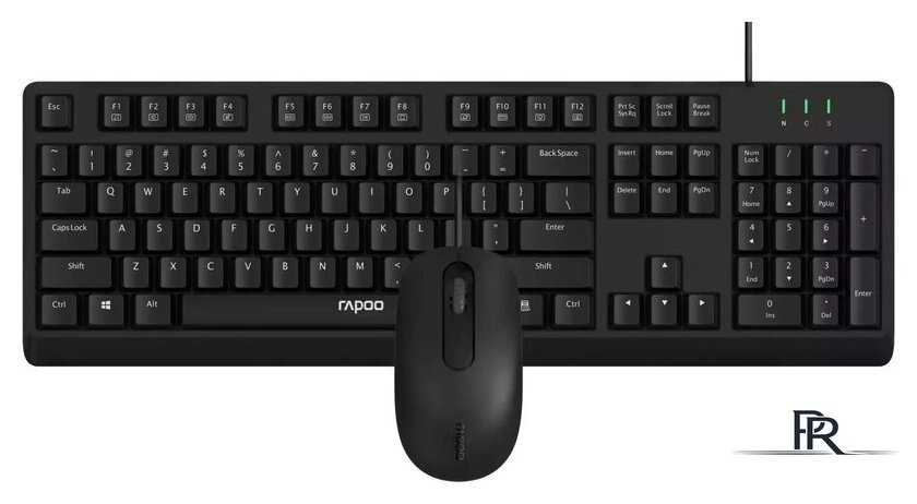 Офисный набор Rapoo NX1500 (черный) - Изображение №3 — Интернет-магазин ПроЗаказ