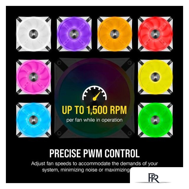 Комплект вентиляторов для корпуса Corsair iCUE QL140 RGB White Dual Pack CO-9050106-WW - Изображение №18 — Интернет-магазин ПроЗаказ