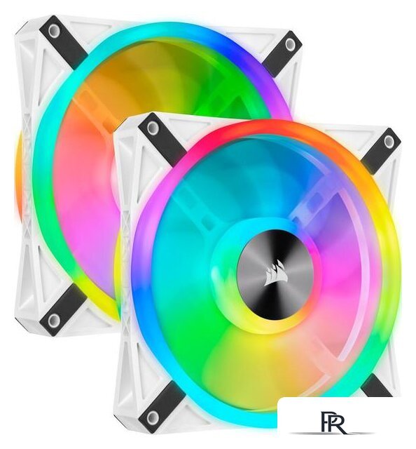 Комплект вентиляторов для корпуса Corsair iCUE QL140 RGB White Dual Pack CO-9050106-WW - Изображение №1 — Интернет-магазин ПроЗаказ