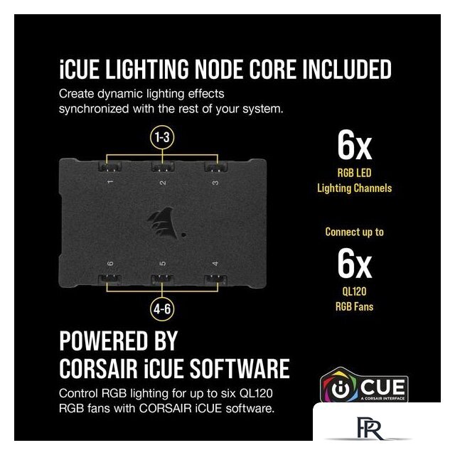 Комплект вентиляторов для корпуса Corsair iCUE QL140 RGB White Dual Pack CO-9050106-WW - Изображение №17 — Интернет-магазин ПроЗаказ