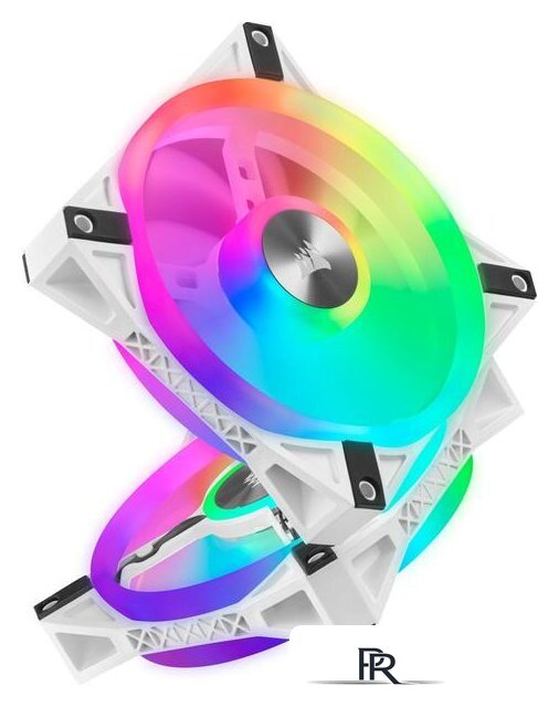 Комплект вентиляторов для корпуса Corsair iCUE QL140 RGB White Dual Pack CO-9050106-WW - Изображение №2 — Интернет-магазин ПроЗаказ