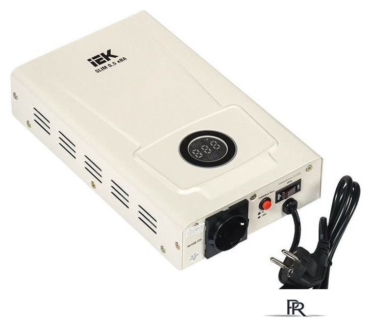 Стабилизатор напряжения IEK Slim 0,5кВА - Изображение №1 — Интернет-магазин ПроЗаказ