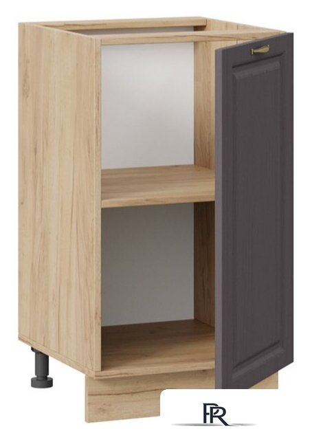 Шкаф напольный Трия Лина 1Н45 (дуб крафт золотой/графит) - Изображение №2 — Интернет-магазин ПроЗаказ