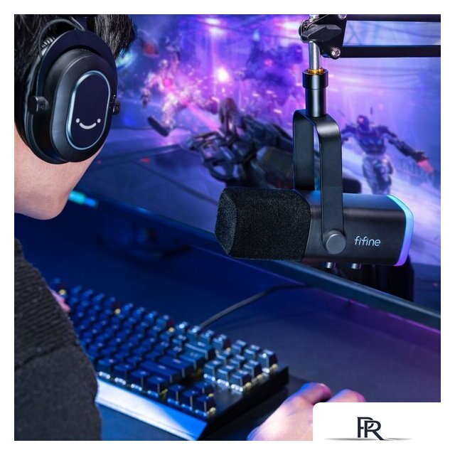 Проводной микрофон FIFINE AM8T (черный) - Изображение №6 — Интернет-магазин ПроЗаказ