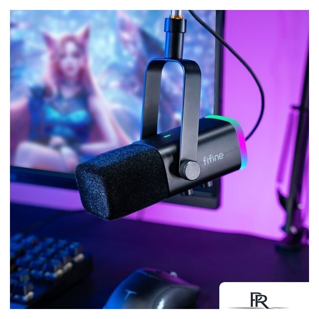 Проводной микрофон FIFINE AM8T (черный) - Изображение №4 — Интернет-магазин ПроЗаказ