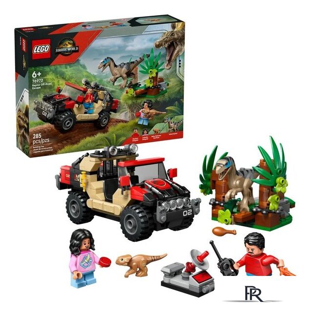 Конструктор LEGO Jurassic World Побег Раптора по бездорожью 76972 - Изображение №3 — Интернет-магазин ПроЗаказ