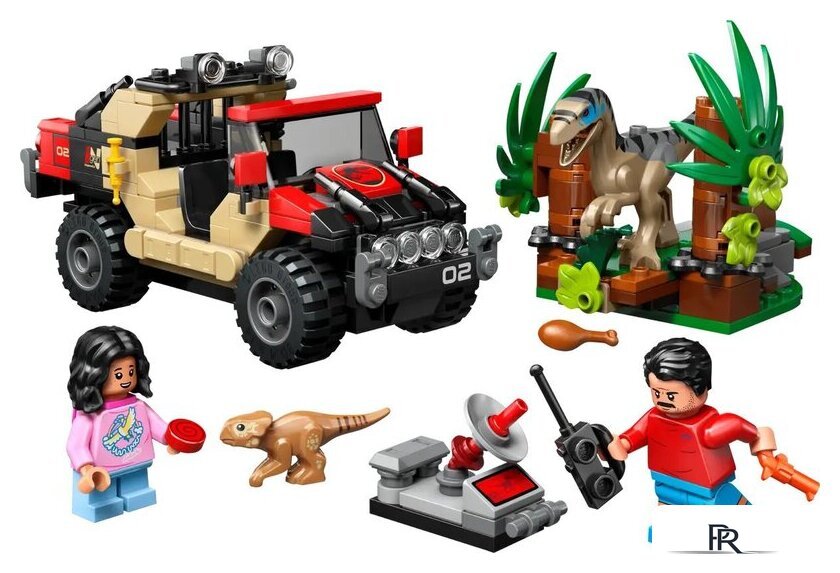 Конструктор LEGO Jurassic World Побег Раптора по бездорожью 76972 - Изображение №4 — Интернет-магазин ПроЗаказ