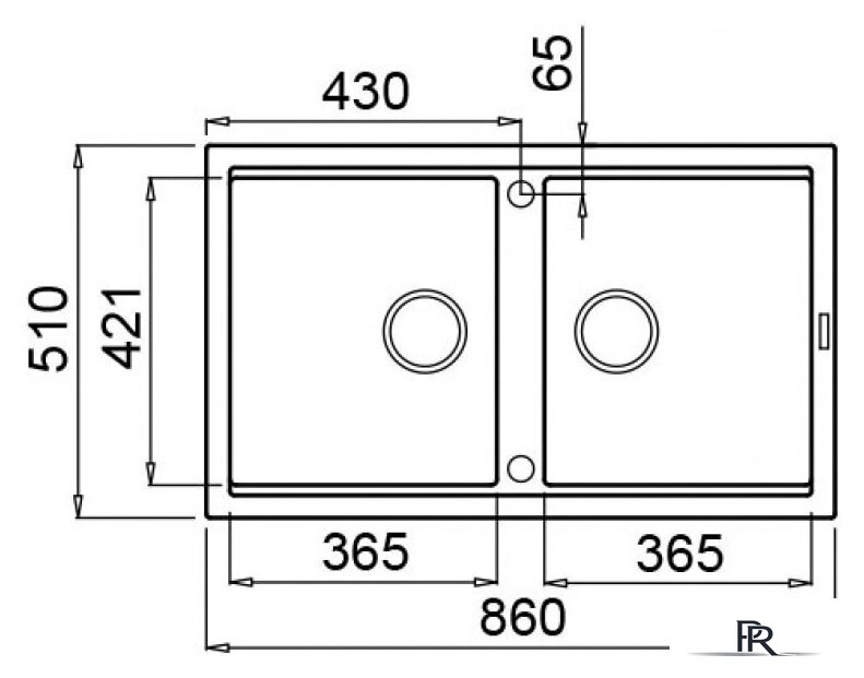 Кухонная мойка Elleci Best 450 Dark Grey K99 - Изображение №2 — Интернет-магазин ПроЗаказ