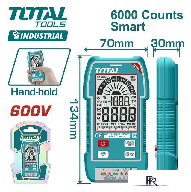 Мультиметр Total TMT516004 - Изображение №1 — Интернет-магазин ПроЗаказ