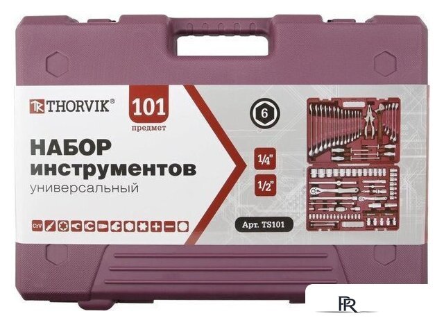 Набор домашнего мастера Thorvik TS101 (101 предмет) - Изображение №5 — Интернет-магазин ПроЗаказ
