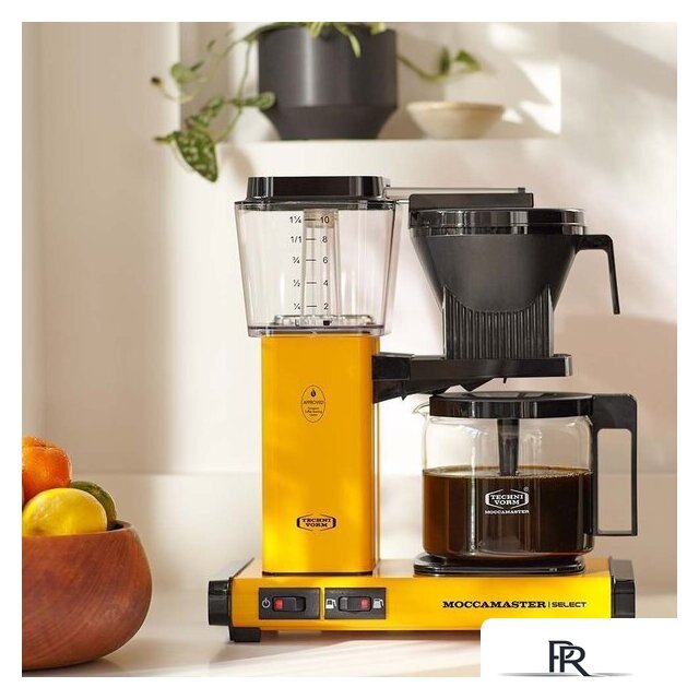 Капельная кофеварка Technivorm Moccamaster KBG741 Select (желтый) - Изображение №4 — Интернет-магазин ПроЗаказ