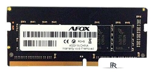Оперативная память AFOX 16GB DDR4 SODIMM PC4-21300 AFSD416FS1P - Изображение №1 — Интернет-магазин ПроЗаказ
