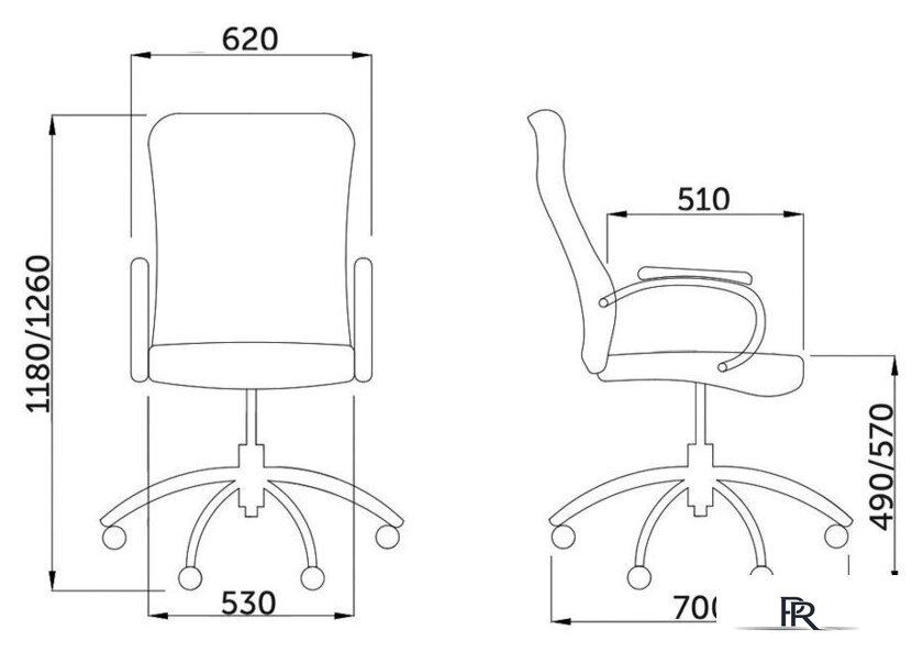 Офисное кресло AksHome Star Eco (черный) - Изображение №2 — Интернет-магазин ПроЗаказ