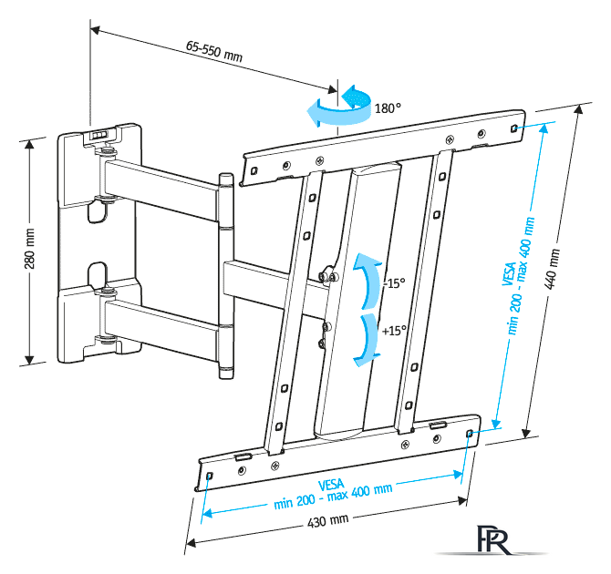 Кронштейн для телевизора Holder LCD-SU4601 - Изображение №4 — Интернет-магазин ПроЗаказ