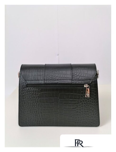 Женская сумка Souffle 249 2495001 (черный кайман эластичный) - Изображение №2 — Интернет-магазин ПроЗаказ
