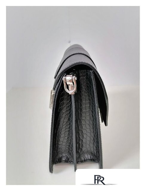 Женская сумка Souffle 249 2495001 (черный кайман эластичный) - Изображение №3 — Интернет-магазин ПроЗаказ