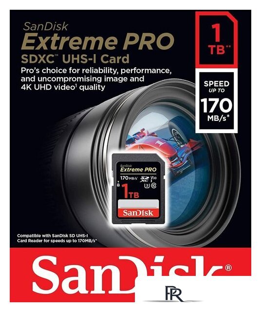Карта памяти SanDisk Extreme PRO SDXC SDSDXXY-1T00-GN4IN 1TB - Изображение №4 — Интернет-магазин ПроЗаказ