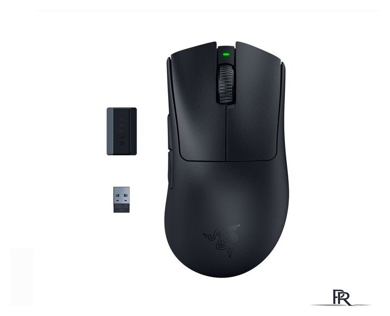Игровая мышь Razer Deathadder V3 Pro HyperPolling Wireless Dongle Bundle - Изображение №2 — Интернет-магазин ПроЗаказ