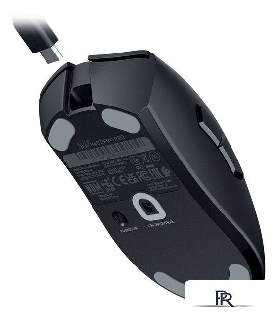 Игровая мышь Razer Deathadder V3 Pro HyperPolling Wireless Dongle Bundle - Изображение №5 — Интернет-магазин ПроЗаказ