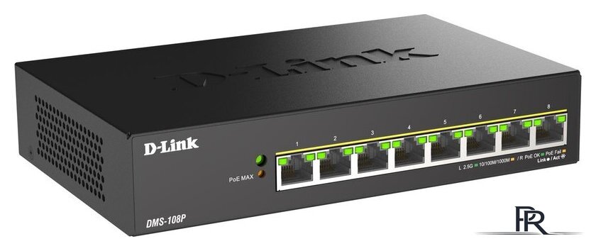 Неуправляемый коммутатор D-Link DMS-108P/A1A - Изображение №1 — Интернет-магазин ПроЗаказ