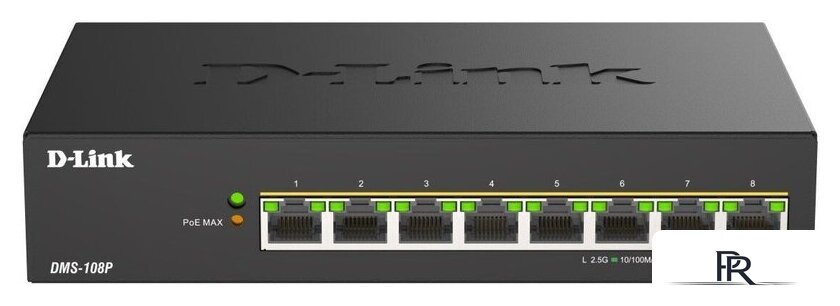 Неуправляемый коммутатор D-Link DMS-108P/A1A - Изображение №2 — Интернет-магазин ПроЗаказ