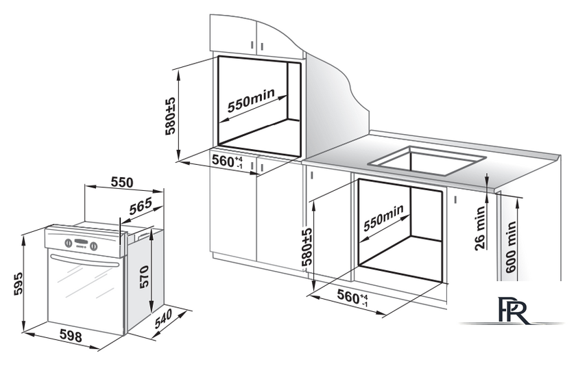 Электрический духовой шкаф GEFEST 622-04 В1 S - Изображение №2 — Интернет-магазин ПроЗаказ