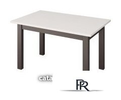 Кухонный стол Senira Кастусь 120-160x75 (белый/венге) - Изображение №1 — Интернет-магазин ПроЗаказ