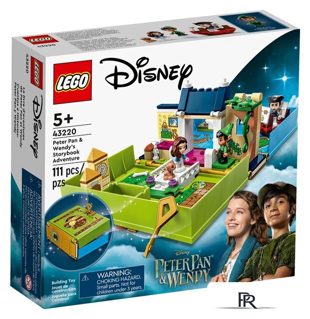 Конструктор LEGO Disney 43220 Приключение Питера Пэна и Венди по сборнику рассказов - Изображение №1 — Интернет-магазин ПроЗаказ