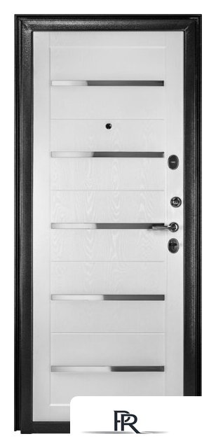 Металлическая дверь Guard Царга MG60 87х205 правая (черное серебро/белый ясень) - Изображение №3 — Интернет-магазин ПроЗаказ