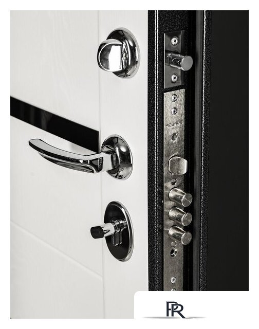 Металлическая дверь Guard Царга MG60 87х205 правая (черное серебро/белый ясень) - Изображение №5 — Интернет-магазин ПроЗаказ