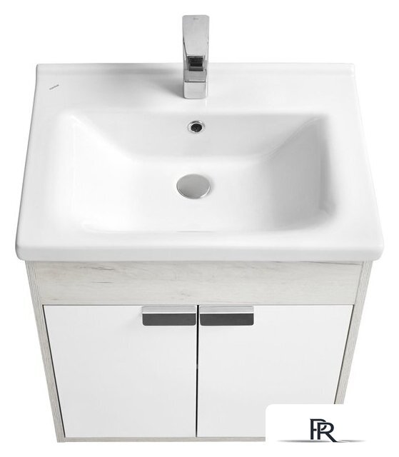  Акватон Тумба Флай 60 с умывальником Миранда 60 (дуб белый/дуб крафт) - Изображение №2 — Интернет-магазин ПроЗаказ