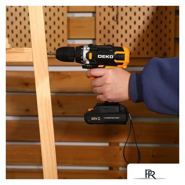 Дрель-шуруповерт Deko DKCD20V 080-1009 (с 2-мя АКБ, кейс, оснастка) - Изображение №5 — Интернет-магазин ПроЗаказ