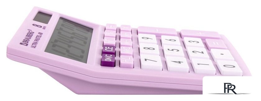 Бухгалтерский калькулятор BRAUBERG Ultra Pastel-08-PR 250516 (сиреневый) - Изображение №2 — Интернет-магазин ПроЗаказ